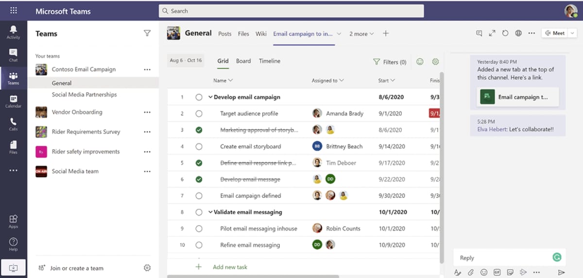 Announcement of Project and Roadmap apps for Microsoft Teams. ALTAICT