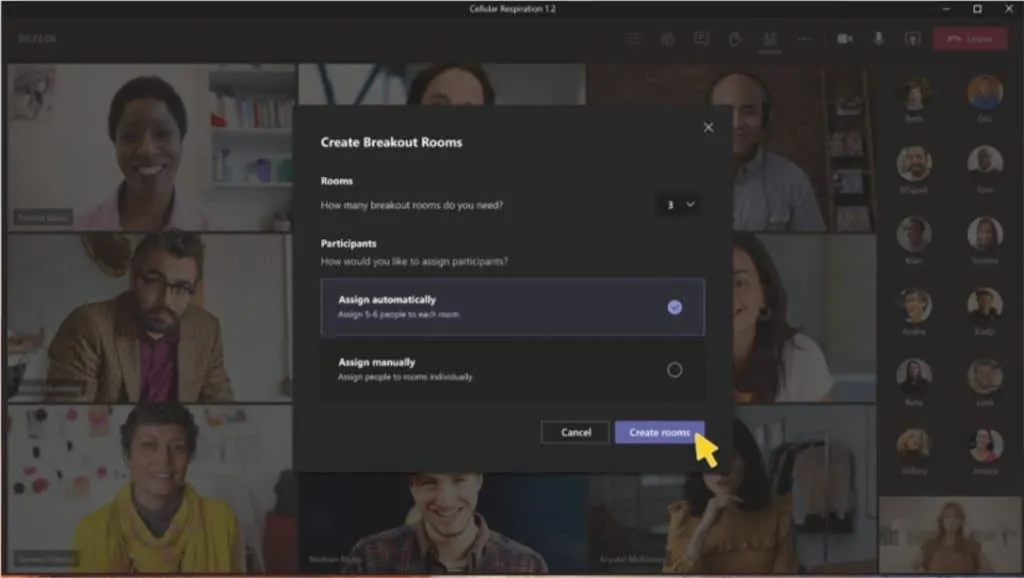 Microsoft-Teams-Breakout-Rooms-functie
