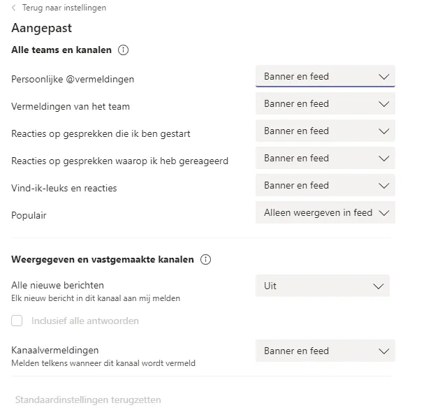 Microsoft Teams Custom Notification Intselling