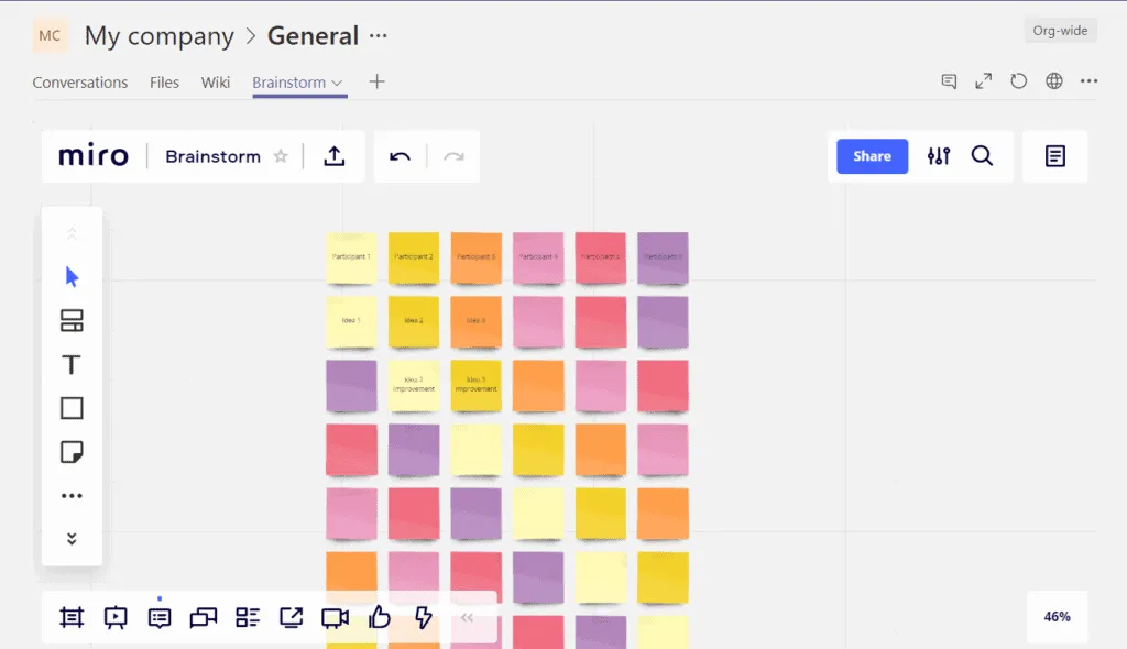 Miro App voor Microsoft Teams