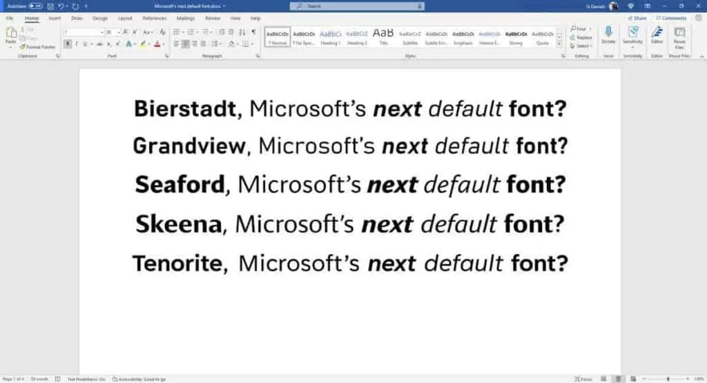 Microsoft Word