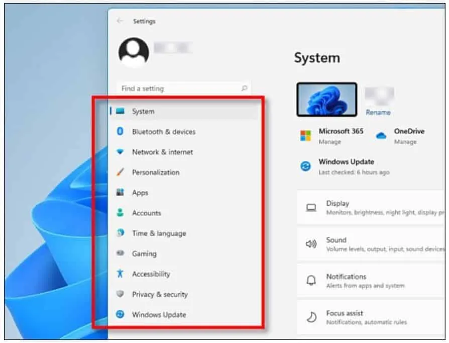 windows 11 zijbalk