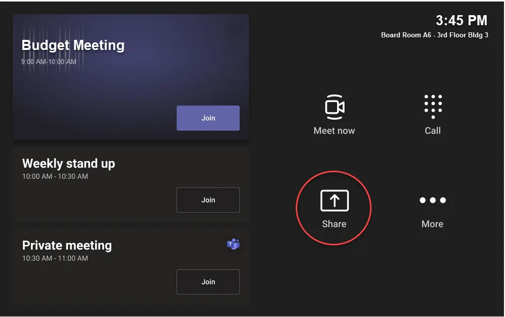 Inhoudsopname komt naar Microsoft Teams Rooms op Android