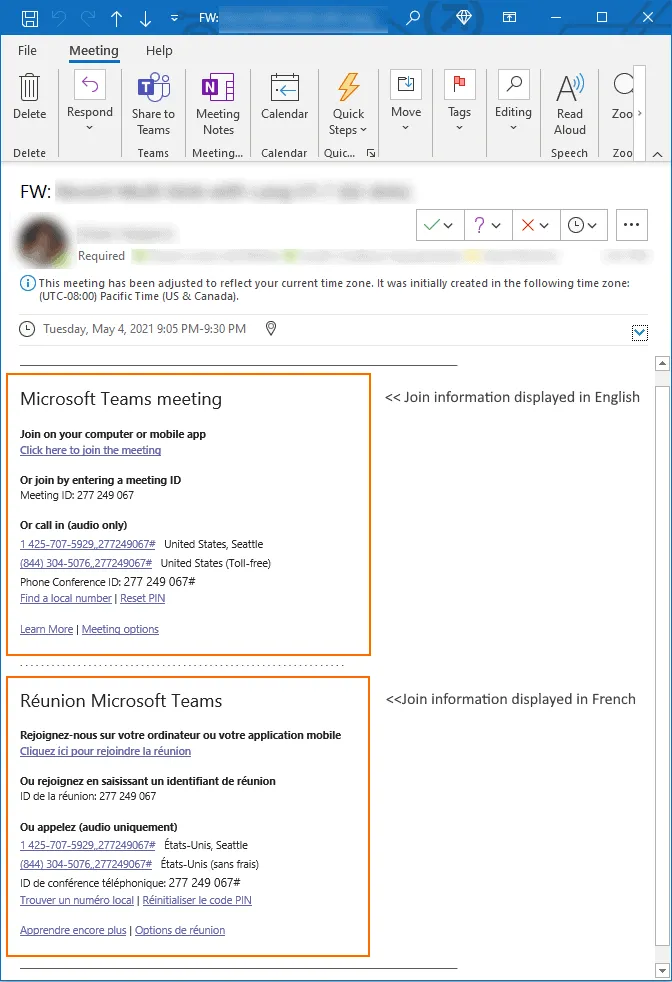 Microsoft Teams Invite