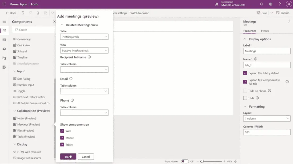 Collaboration controls in Power Platform