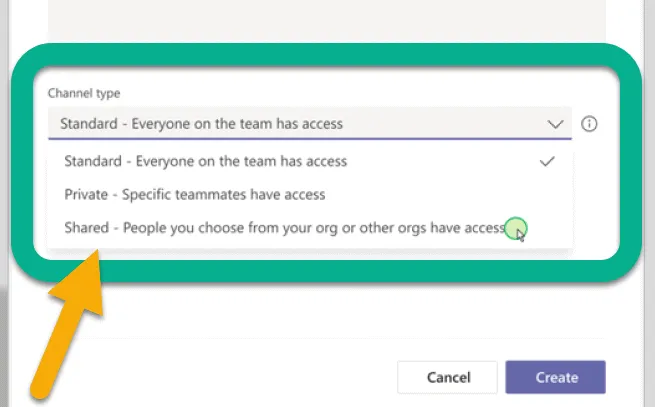 Teams Shared Channels