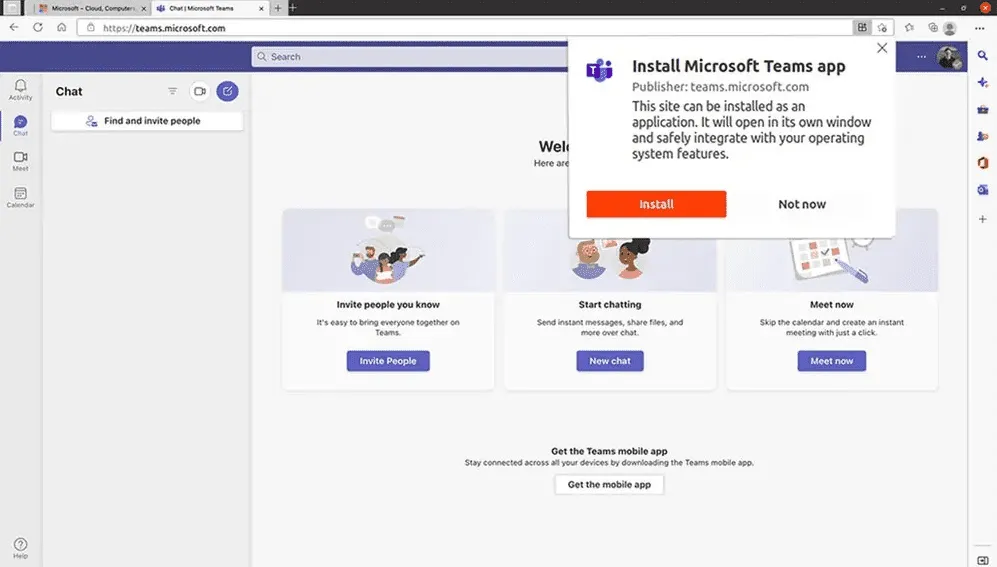 microsoft teams op linux