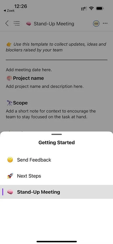 microsoft loop app on iPhone