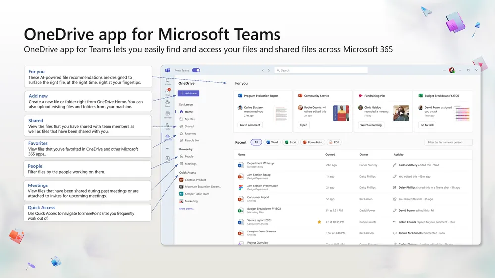 OneDrive voor Microsoft Teams