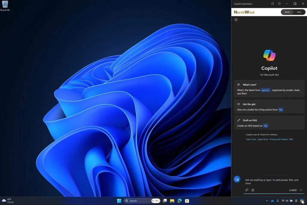 Copilot in Windows 365