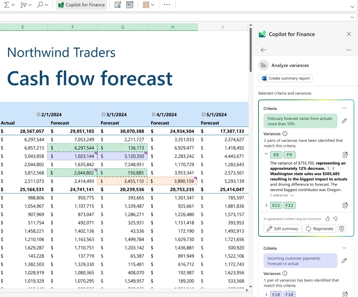 copilot for finance