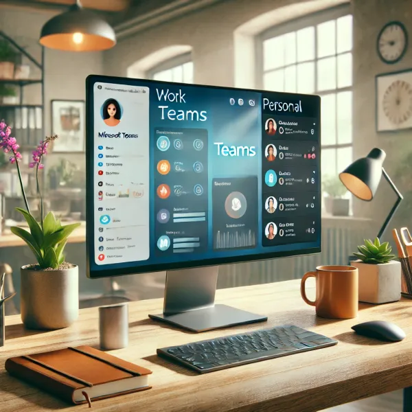 Microsoft Teams werk and persoonlijk account