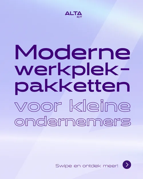 Moderne werkplek voor MKB