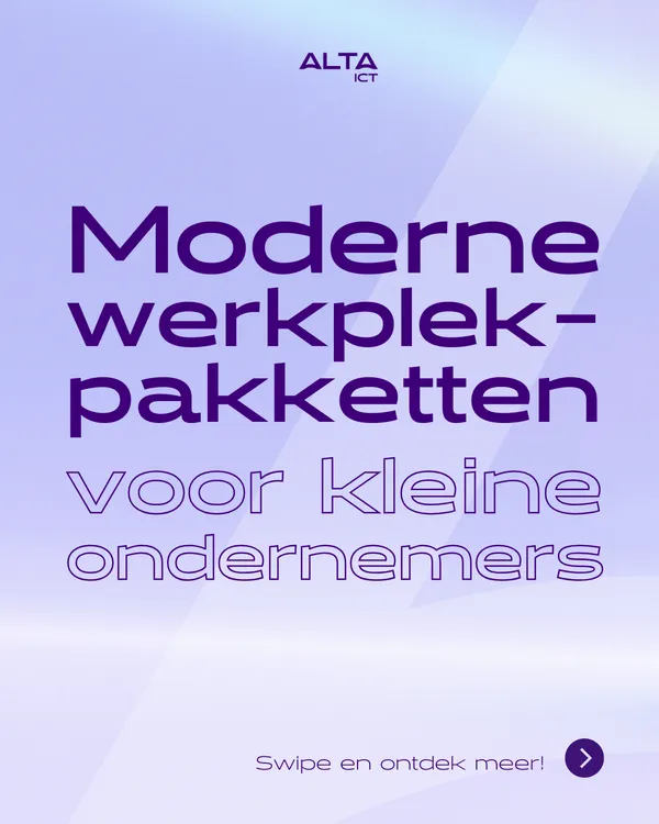 Moderne werkplek voor MKB