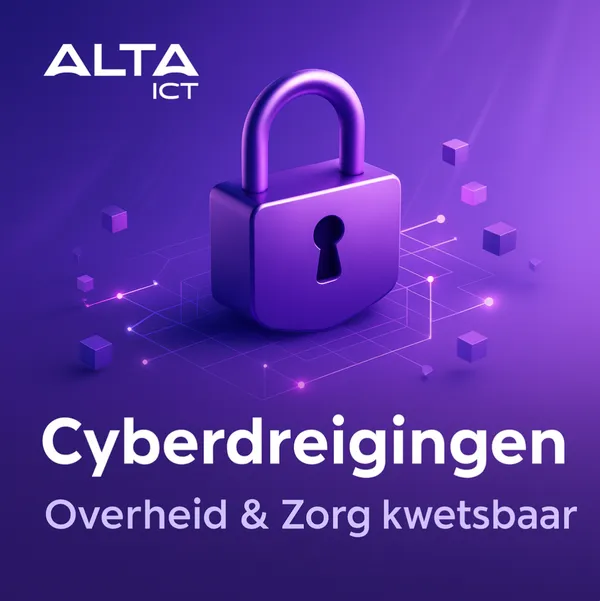 ALTA-ICT visual over cyberdreigingen in overheid en zorg