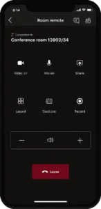 Room remote control for Teams devices