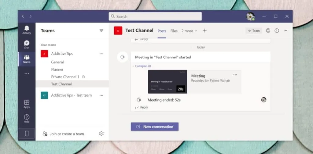 Microsoft Teams Recording Location