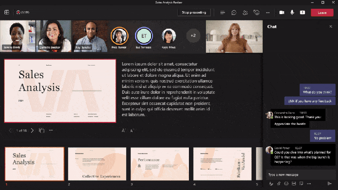PowerPoint Live in Teams