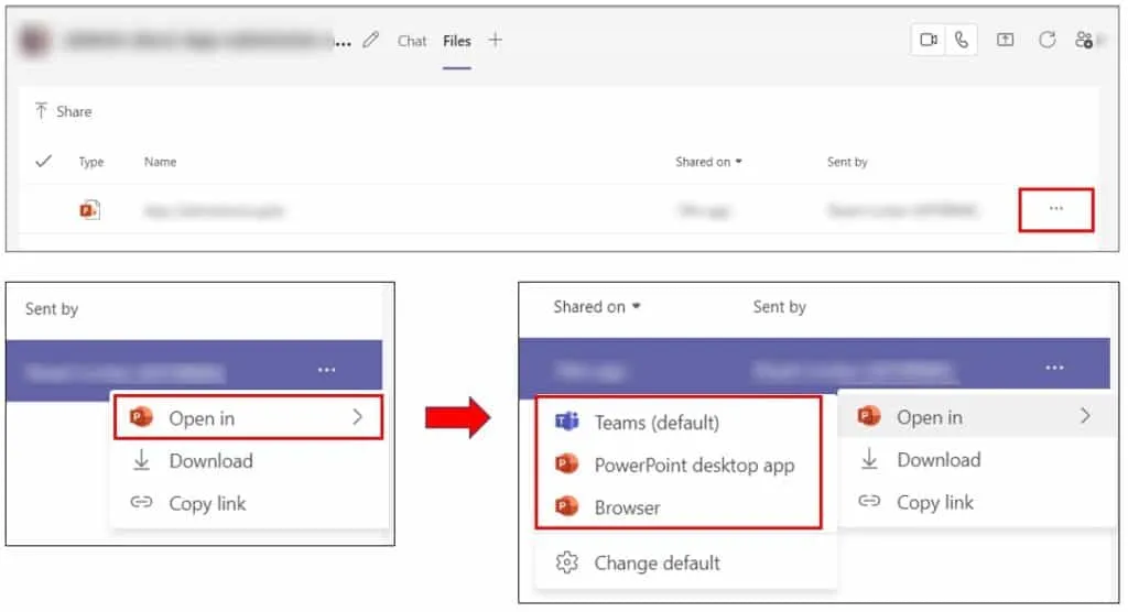 Office integration in Teams