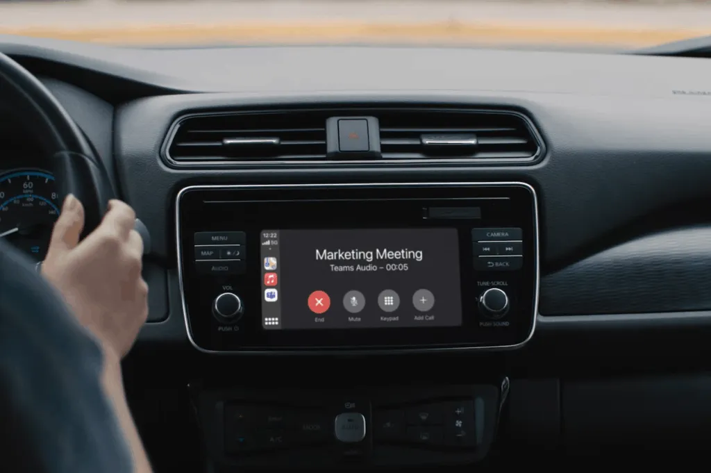 Teams Meeting Apple Carplay