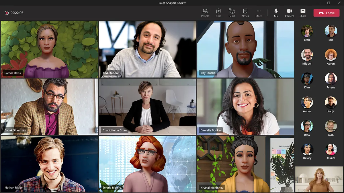 Microsoft Teams gets new 3D avatars