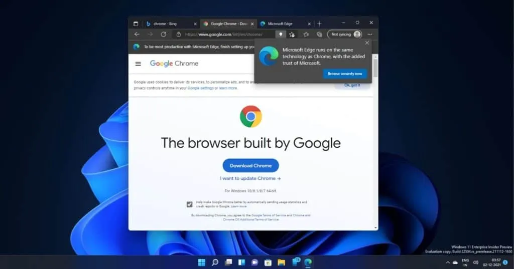 Microsoft Edge browser