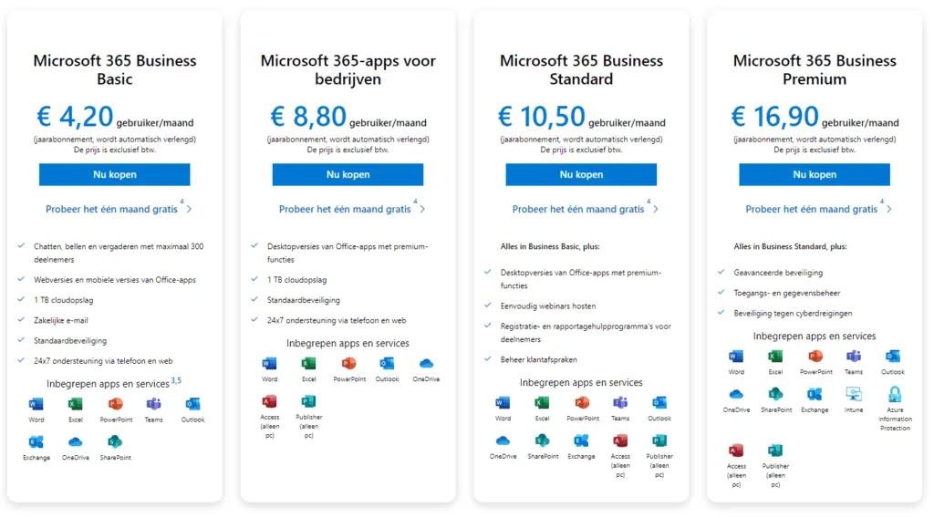 Microsoft 365 licenses