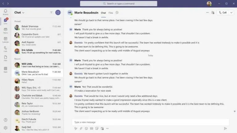 Microsoft Teams gets a new compact chat mode - OnMSFT.com - February 1, 2022