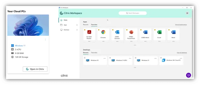 Citrix hdx windows Preview1