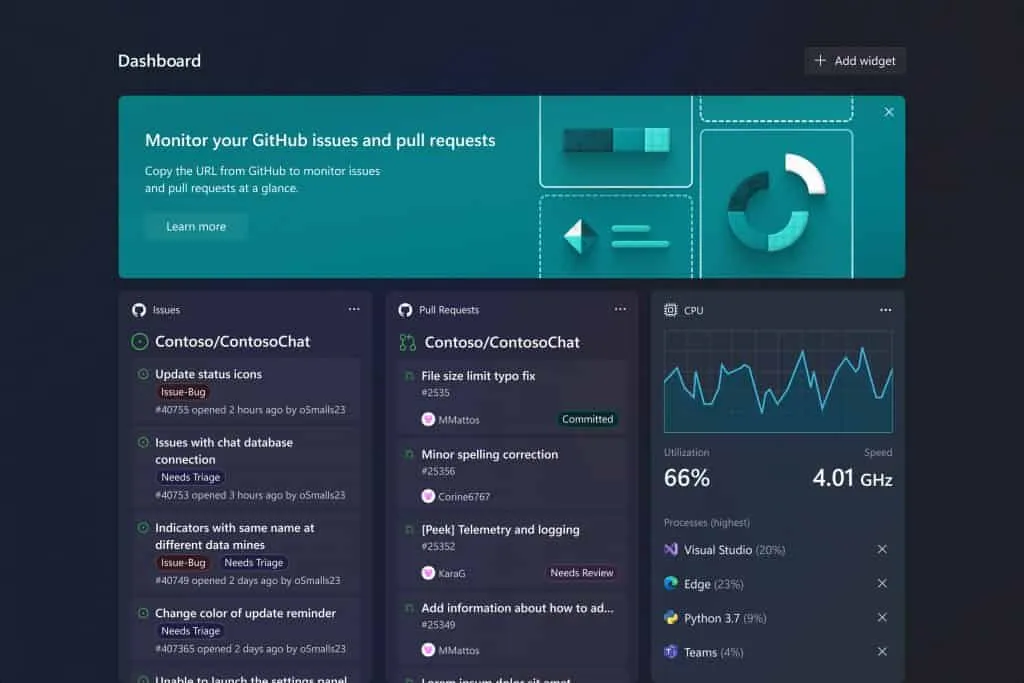 Dev-Home-Dashboard