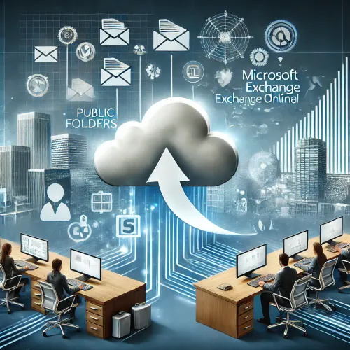 Overgang van openbare mappen naar Exchange Online, met een veilige migratie naar moderne cloudgebaseerde samenwerkingshulpmiddelen.