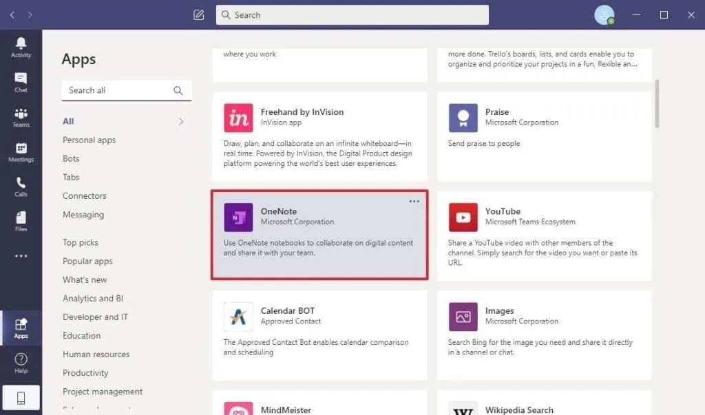 microsoft-teams-apps-onenote