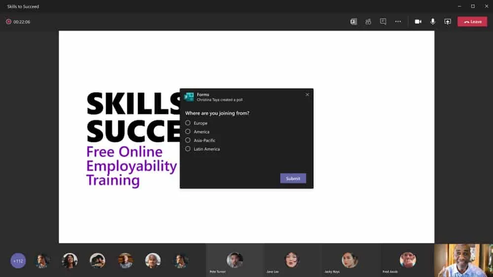Microsoft Teams-Polls feature