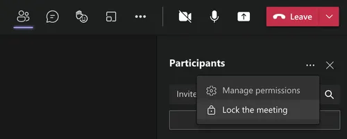 lock-the-meeting-in-teams