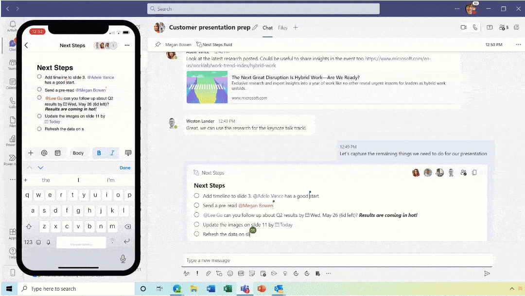 Fluid-Components-in-Micrrosoft-Teams