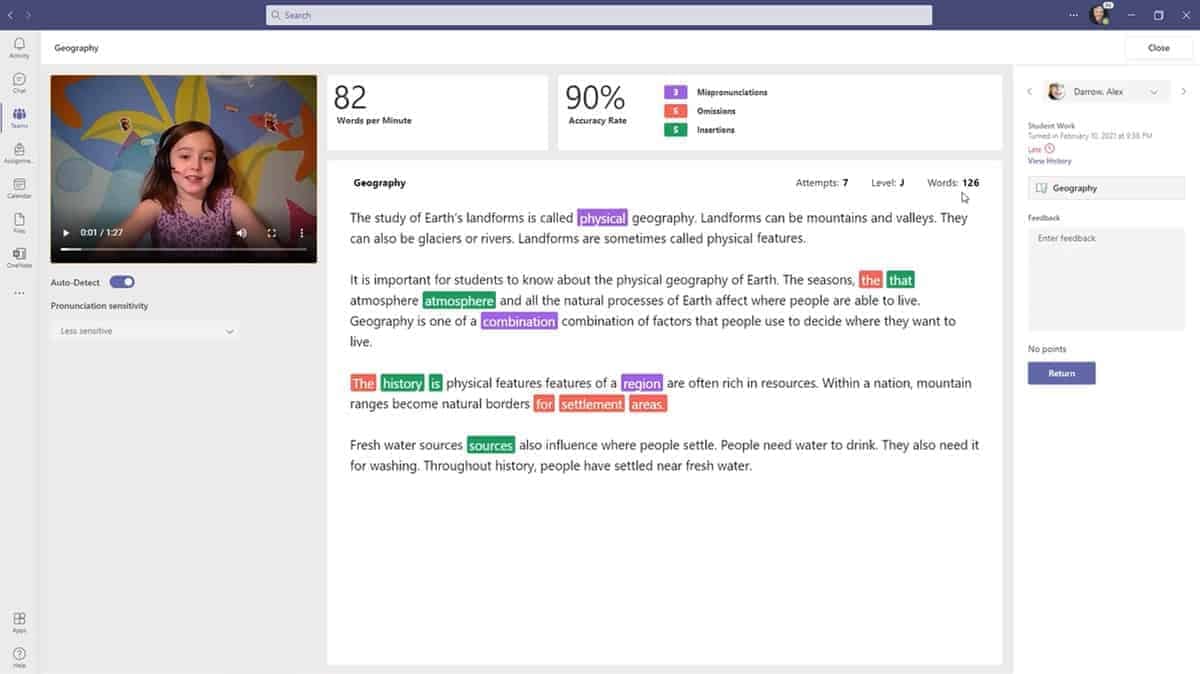 Microsoft Teams is introducing a new reading feature to help students ...