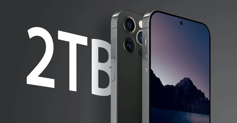 After 1 TB iPhone 13 Pro, rumor says iPhone 14 will offer up to 2