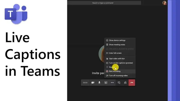 PowerPoint Live captioning now available in Microsoft Teams Meetings
