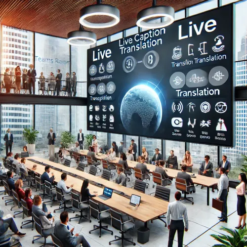 Nieuw in Microsoft Teams Rooms Live Transcriptie en Ondertitelvertaling