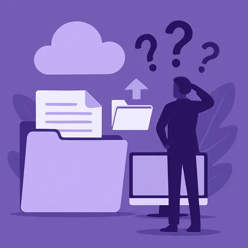 man denkt na over digitale bestandslocaties in een cloudomgeving