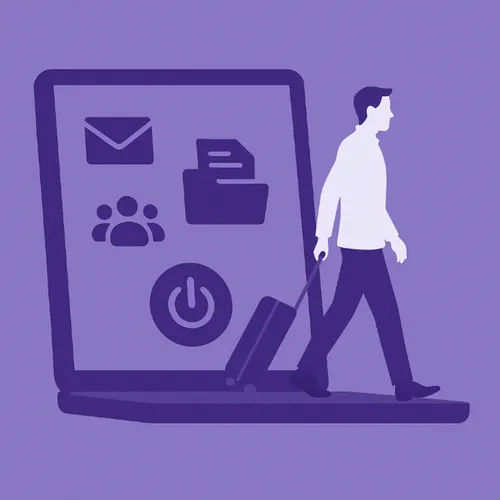 Vertrekkende medewerker met toegang tot digitale bedrijfsdata Vertrekkende medewerker met toegang tot digitale bedrijfsdata