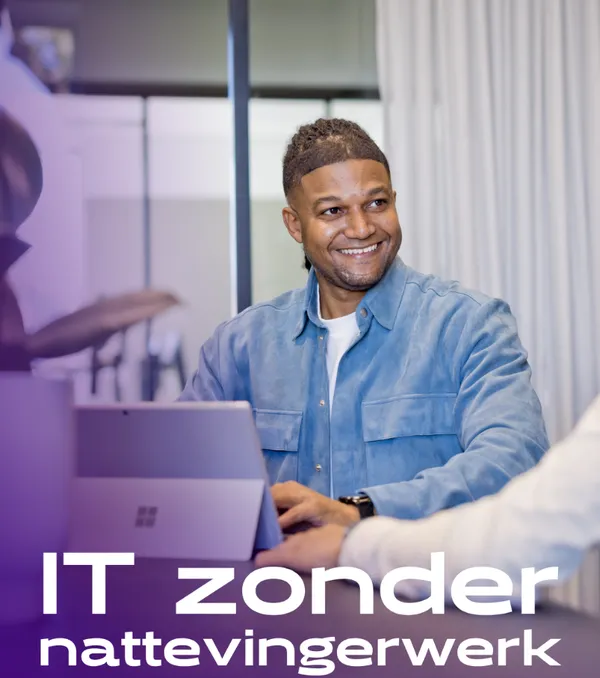 MKB'er werkt zorgeloos met laptop dankzij IT zonder nattevingerwerk