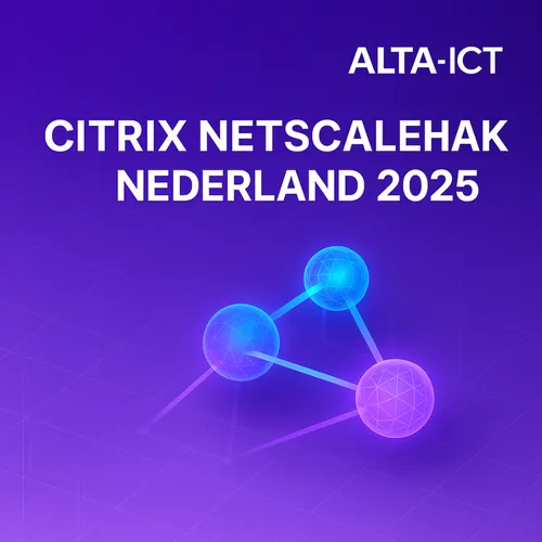 ALTA-ICT visual over Citrix NetScaler hack Nederland 2025 met netwerkverbindingen