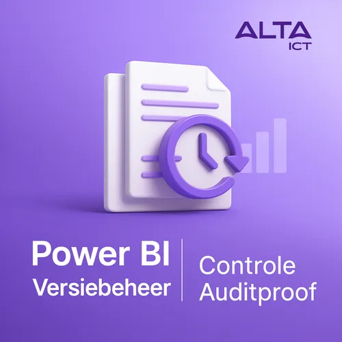 ALTA-ICT Power BI versiebeheer visual met auditproof controle icoon