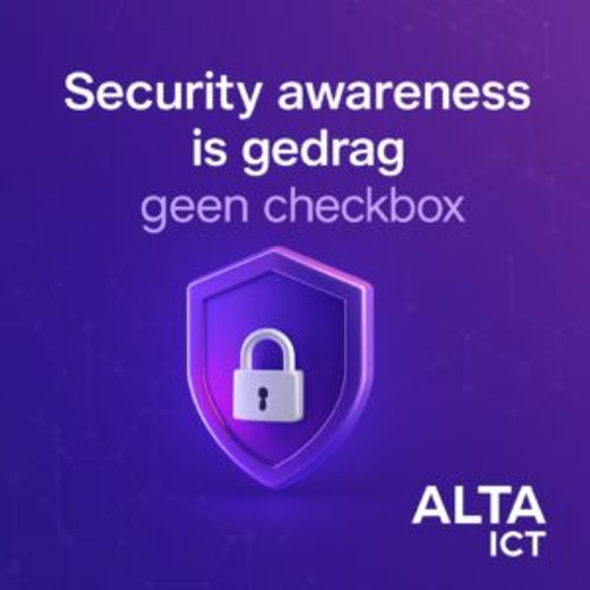 Security Awareness - Behavior as Fundamentals - ALTA-ICT